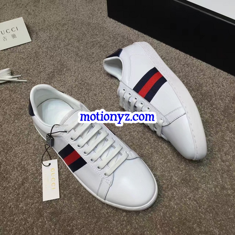 Brand Sneaker Low Top White Blue
